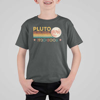 Funny Never Forget Pluto 1930 2006 T Shirt For Kid Retro Stripes