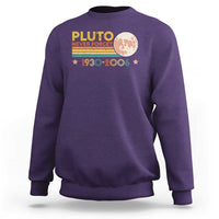 Funny Never Forget Pluto 1930 2006 Sweatshirt Retro Stripes