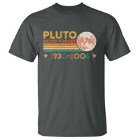Funny Never Forget Pluto 1930 2006 T Shirt Retro Stripes