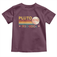 Funny Never Forget Pluto 1930 2006 Toddler T Shirt Retro Stripes