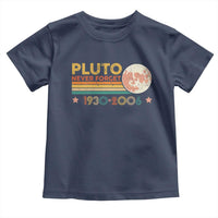 Funny Never Forget Pluto 1930 2006 Toddler T Shirt Retro Stripes