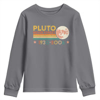 Funny Never Forget Pluto 1930 2006 Youth Sweatshirt Retro Stripes