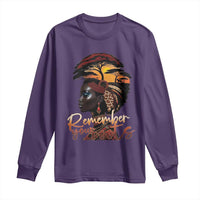 Black History Month Long Sleeve Shirt Remember Your Roots African Safari