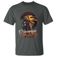 Black History Month T Shirt Remember Your Roots African Safari