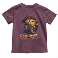 Black History Month Toddler T Shirt Remember Your Roots African Safari