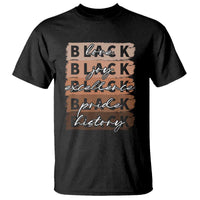 Black Love Joy Excellence Pride History T Shirt Proud African American Melanin Brush Stroke
