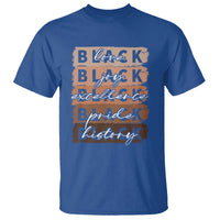Black Love Joy Excellence Pride History T Shirt Proud African American Melanin Brush Stroke