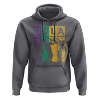 Mardi Gras NOLA New Orleans Carnival Jazz Music Glitter Print Hoodie