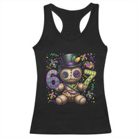 Funny Mardi Gras 67 Voodoo Doll Racerback Tank Top Fat Tuesday Six Seven Meme