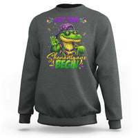 Let The Shenanigans Begin Mardi Gras 67 Meme Sweatshirt Funny Alligator Mardigator Six Seven
