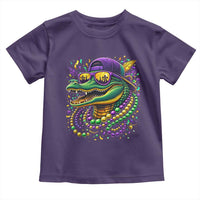 Mardigator Mardi Gras Alligator Carnival Beads Toddler T Shirt