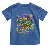 Mardigator Mardi Gras Alligator Carnival Beads Toddler T Shirt