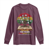 Celebrating 100 Years Of Black History Honoring The Past Inspiring The Future Long Sleeve Shirt Black Leaders