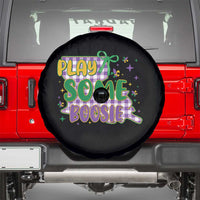 Play Some Boosie Mardi Gras Spare Tire Cover Funny Fat Tuesday Coquette Louisiana Carnival