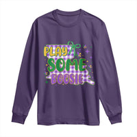 Play Some Boosie Mardi Gras Long Sleeve Shirt Funny Fat Tuesday Coquette Louisiana Carnival