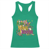 Play Some Boosie Mardi Gras Racerback Tank Top Funny Louisiana New Orleans Carnival