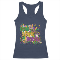 Play Some Boosie Mardi Gras Racerback Tank Top Funny Louisiana New Orleans Carnival