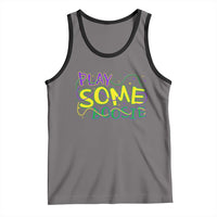 Funny Play Some Boosie Mardi Gras Tank Top Beads Carnival Louisiana