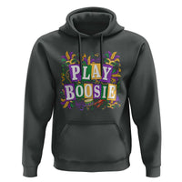 Funny Play Boosie Mardi Gras Hoodie Fat Tuesday Carnival Fleur De Lis Music