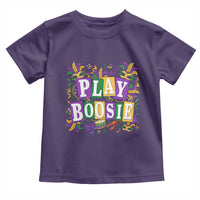 Funny Play Boosie Mardi Gras Toddler T Shirt Fat Tuesday Carnival Fleur De Lis Music