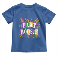 Funny Play Boosie Mardi Gras Toddler T Shirt Fat Tuesday Carnival Fleur De Lis Music