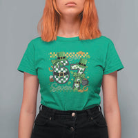 67 St Patricks Day T Shirt For Women Funny Six Seven Meme Lucky Shamrock