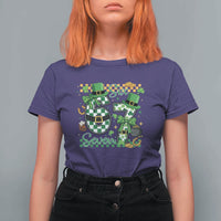 67 St Patricks Day T Shirt For Women Funny Six Seven Meme Lucky Shamrock