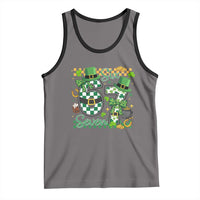 67 St Patricks Day Tank Top Funny Six Seven Meme Lucky Shamrock