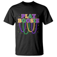Funny Play Boosie Mardi Gras T Shirt Beads Fat Tuesday Carnival