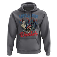 Funny Local Egg Dealer Hoodie Egg Farmer American Flag Chicken Easter