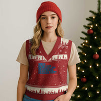When Injustice Becomes Law Resistance Becomes Duty V-Neck Knit Sweater Vest Thomas Jefferson Quotes - Wonder Print Shop