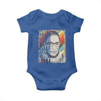 When Injustice Becomes Law Resistance Becomes Duty Baby Onesie RBG Quote