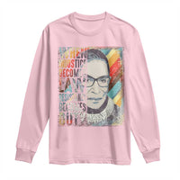 When Injustice Becomes Law Resistance Becomes Duty Long Sleeve Shirt RBG Quote