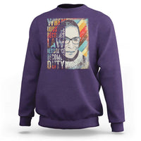 When Injustice Becomes Law Resistance Becomes Duty Sweatshirt RBG Quote