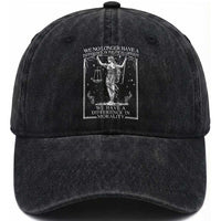 We No Longer Have A Difference In Political Opinion Washed Cotton Baseball Cap Justice Political