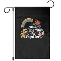 Have The Day You Voted For Garden Flag Retro Rainbow - Wonder Print Shop