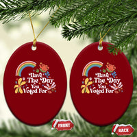 Have The Day You Voted For Ceramic Ornament Retro Rainbow - Wonder Print Shop