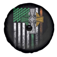 Irish Pride Spare Tire Cover American Flag Celtic Cross Shamrock St Patrick's Day