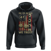 DOGE In Big Balls We Trust 2025 Hoodie Vintage Betsy Ross Flag
