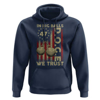 DOGE In Big Balls We Trust 2025 Hoodie Vintage Betsy Ross Flag