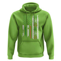 Funny Irish American Vintage Shamrock Flag Hoodie