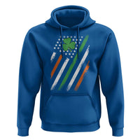 Funny Irish American Flag Shamrock Hoodie