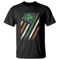 Funny Irish American Flag Shamrock T Shirt