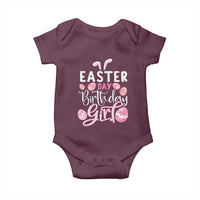 Funny Easter Day Birthday Girl Baby Onesie Born On Easter Day Eggs