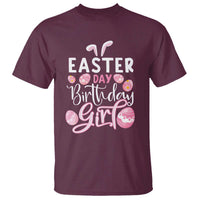 Funny Easter Day Birthday Girl T Shirt Born On Easter Day Eggs