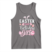 Funny Easter Day Birthday Girl Tank Top Born On Easter Day Eggs