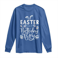 Funny Easter Day Birthday Boy Long Sleeve Shirt Born On Easter Day Eggs