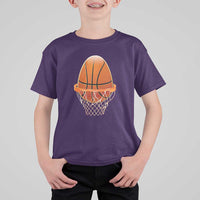 Funny Easter Egg Basketball Sport Lover T Shirt For Kid