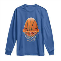 Funny Easter Egg Basketball Sport Lover Long Sleeve Shirt