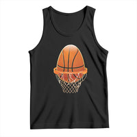 Funny Easter Egg Basketball Sport Lover Tank Top